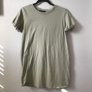Olive Green t shirt dress